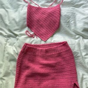 Peppermayo Pink Crochet Set